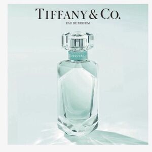 Tiffany & Co. Crystal Blue Perfume Bottle